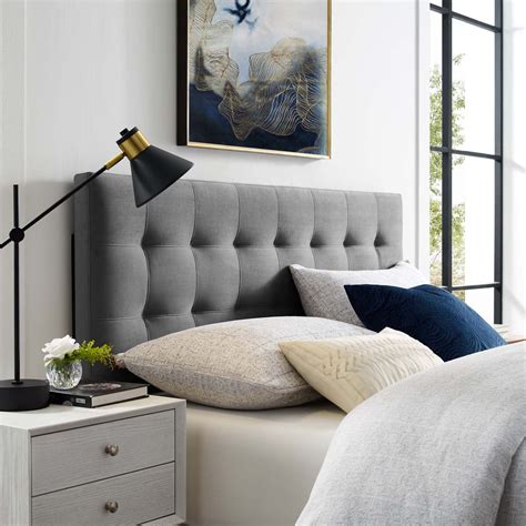 chanel tufted headboard|grey velvet tufted headboard.